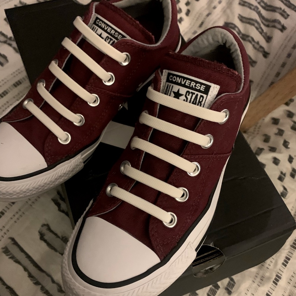 Converse Maroon shoes